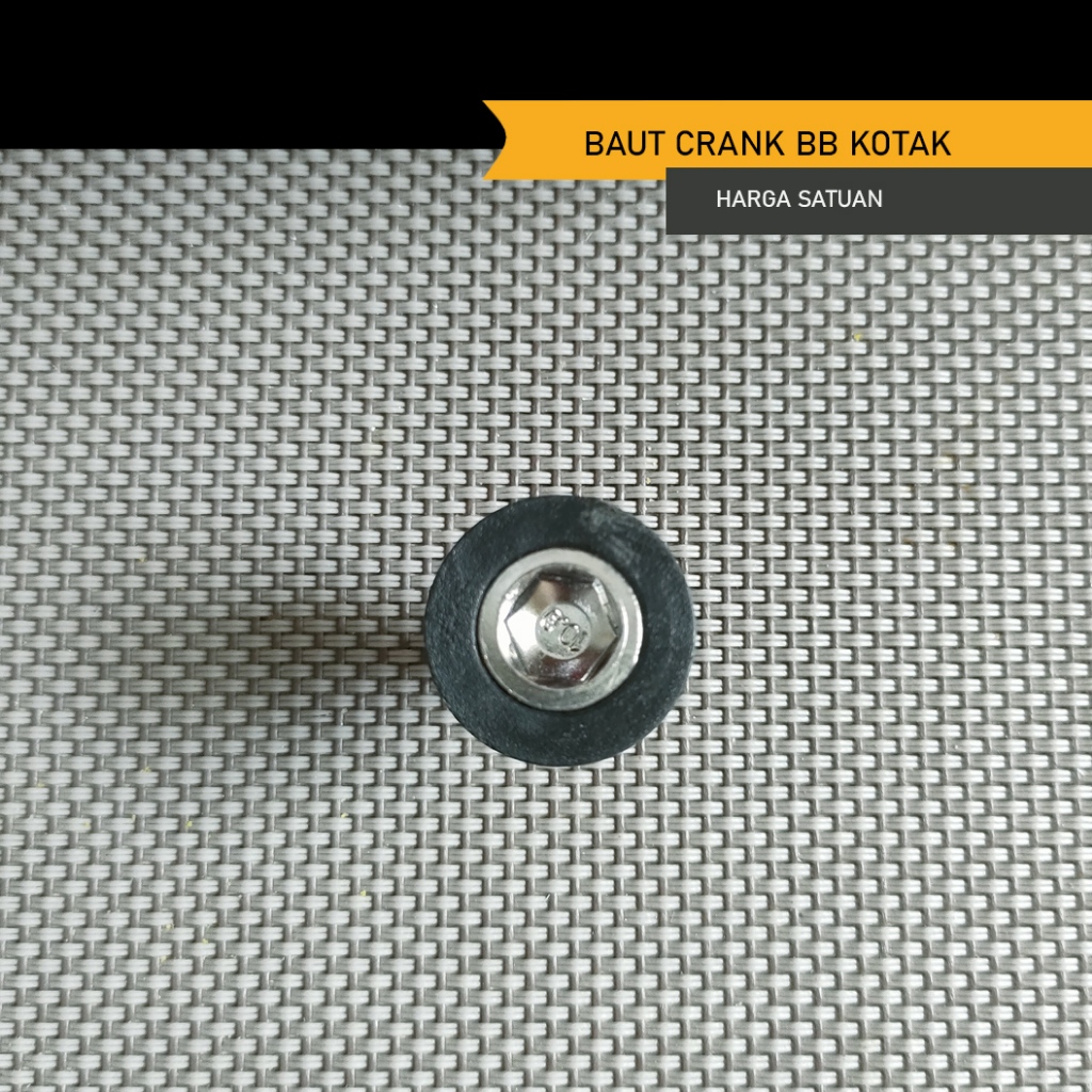 1pcs Baut penutup crank sepeda tutup pedal bottom bracket mtb lipat fixie bb kotak l bmx anak dll pa