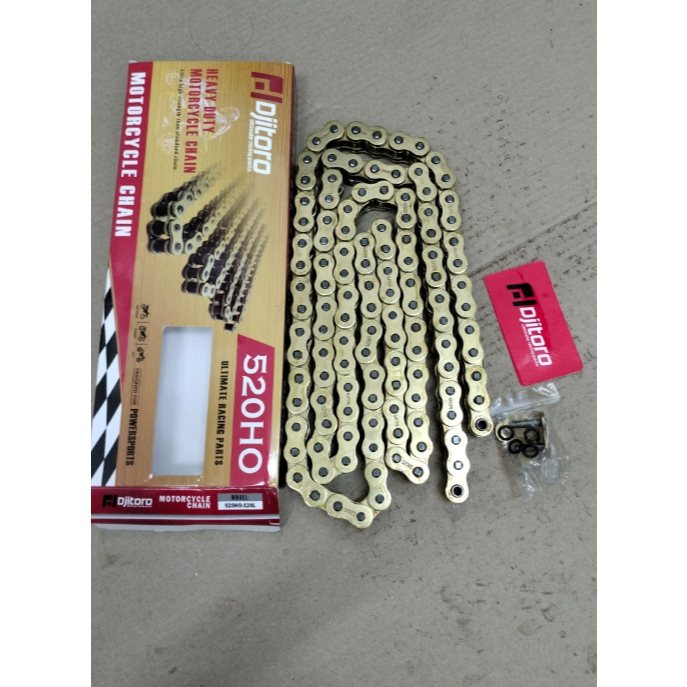 DJITORO Rantai O-RING 520 120H