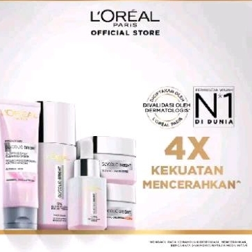 L'Oreal Paris Glycolic Bright Glowing Skincare Set Mencerahkan