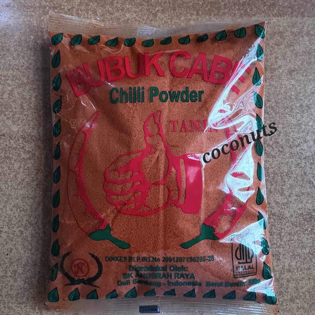 

Bubuk Cabe Cap Jempol Tanin / Chili Powder Bubuk cabe asli 500Gr Halal