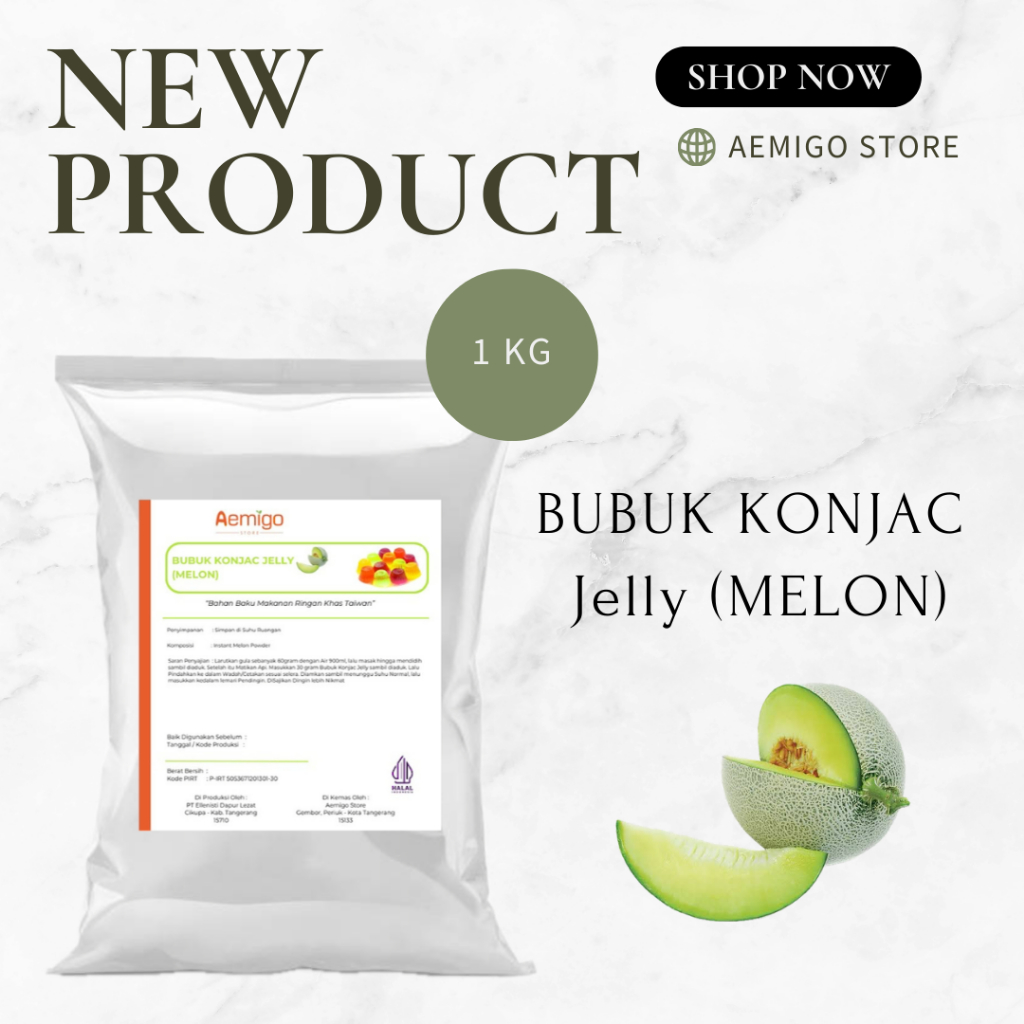 

Bubuk Konjac Jelly (Melon) / Aemigo Store
