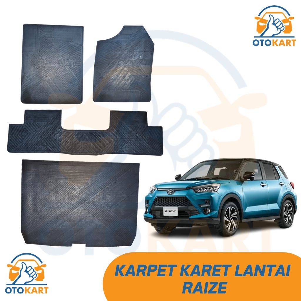KARPET LANTAI KARET RAIZE ROCKY / KARPET KARET MOBIL RAIZE ROCKY / KARPET RAIZE ROCKY