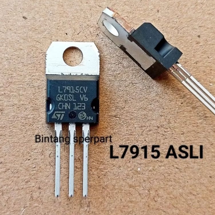 IC REGULATOR L7915 ORIGINAL TRANSISTOR L7915 TRANSISTOR L 7915