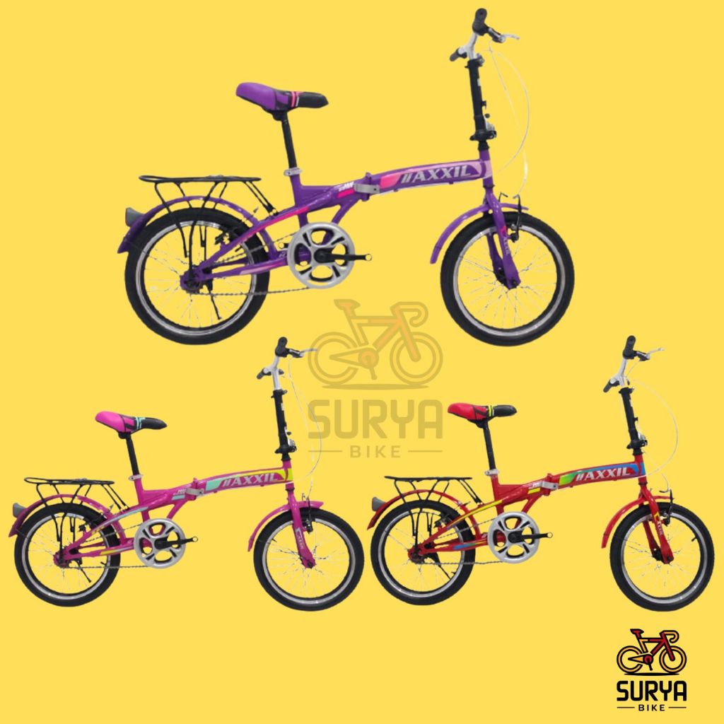 Sepeda Axxil 612 16 Sepeda Lipat 16 Sepeda Lipat Anak (Sudah Dirakit)