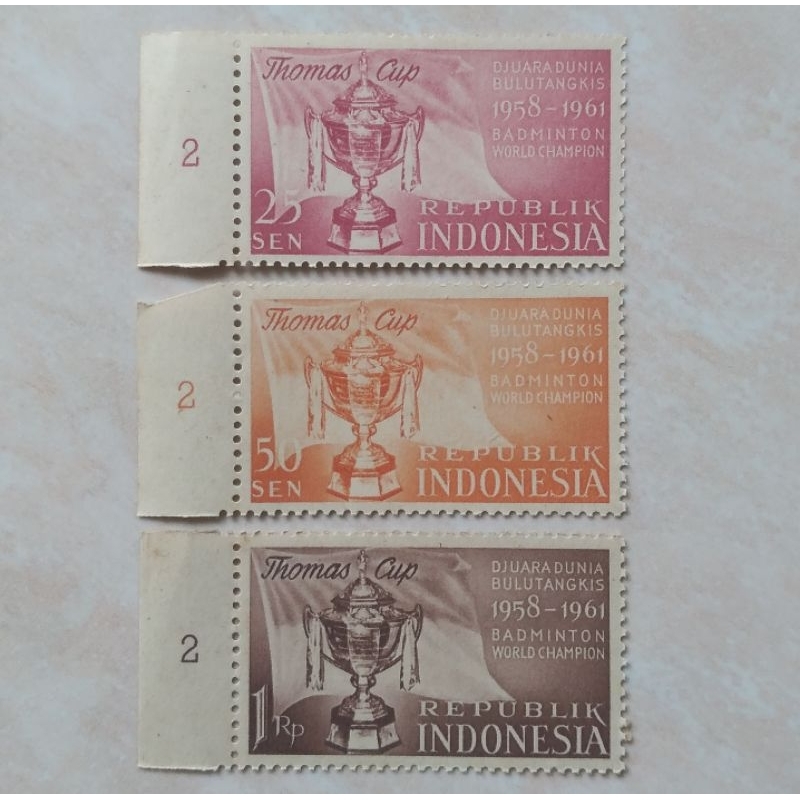 

Perangko Prangko Kuno Set Lengkap Seri Thomas Cup 1958 Mint - YN2168