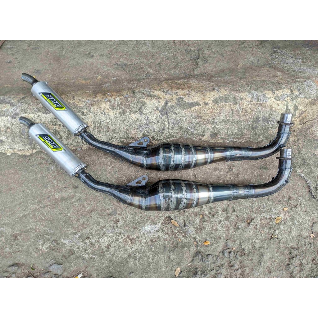 Knalpot SMR UB2T F1zr Underbone Roadrace Plat Karat