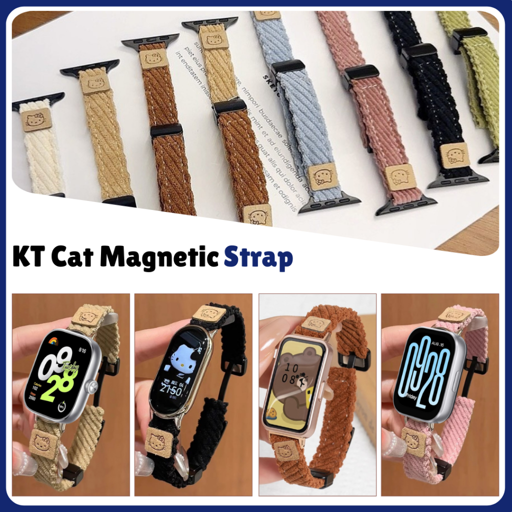 KT Cat Magnetic Strap for Huawei Band Xiaomi Band Redmi watch Samsung watch Huawei watch