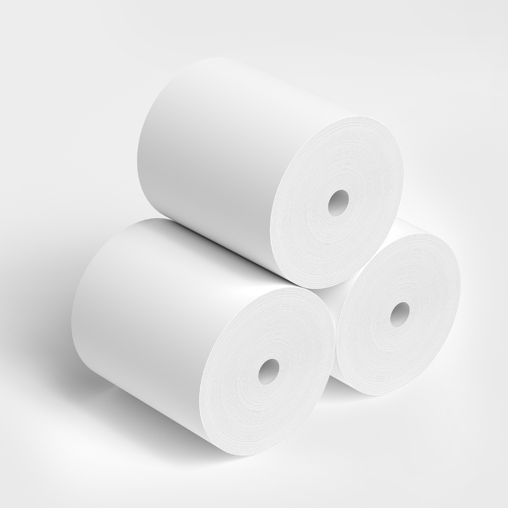 

KERTAS THERMAL STRUK KASIR / PPOB PAPER ROLL 57X50 58X50 CORELESS