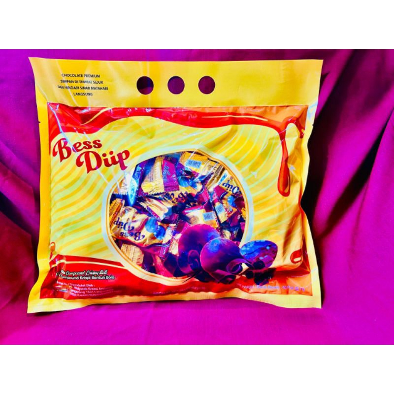 

coklat besdip crispy ball choco PREMIUM | besdip bag isi 40