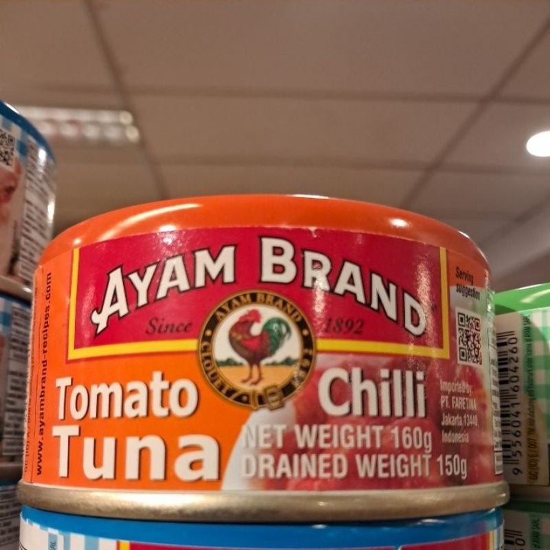 

Ayam brand spicy tomato tuna 160gr