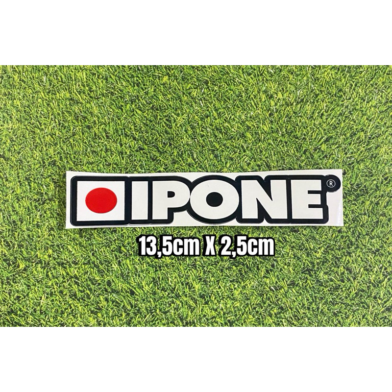 Stiker Ipone Stiker Motor Ipone ukuran 13x2,5cm