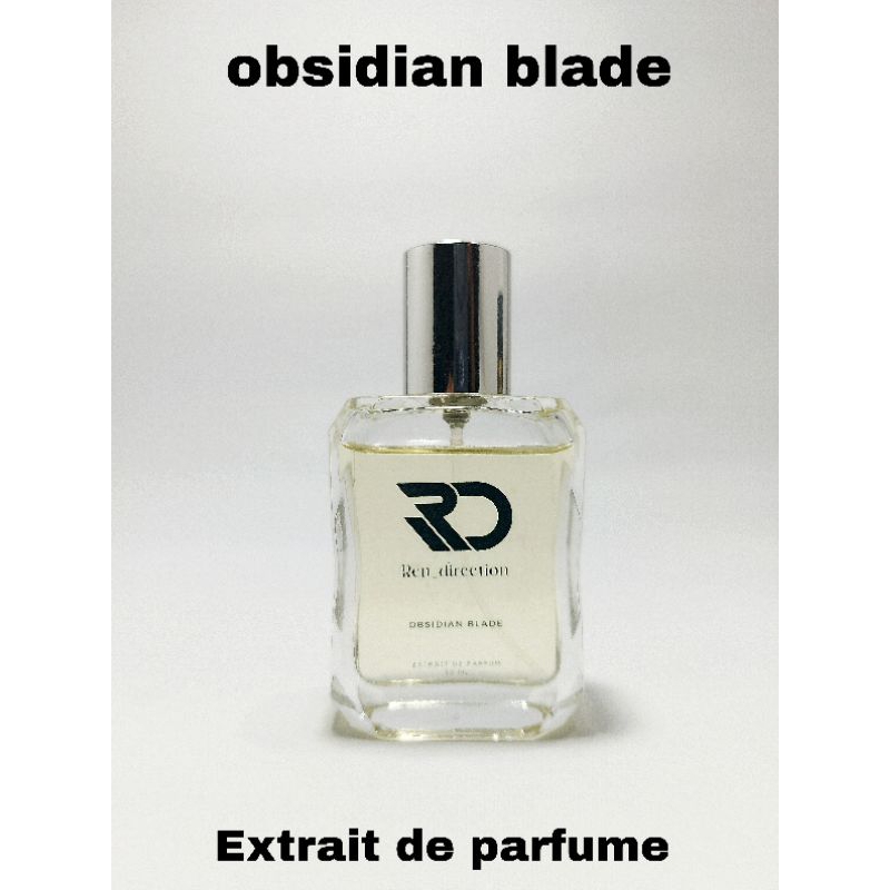 Parfum pria tahan lama extrait de parfume 50ml obsidian blade