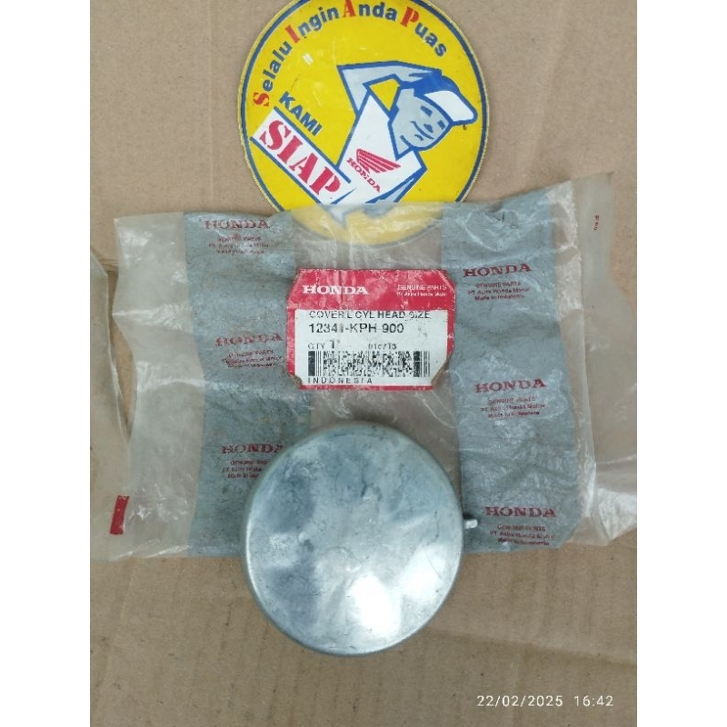 cover tutup kiri noken as timing blok block silinder cylinder head honda kirana karisma x supra x 12
