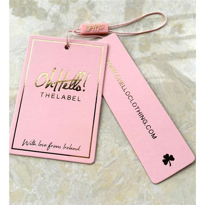 FREE DESAIN, hangtag foil premium/tebal 700gsm/hangtag label baju,hangtag baju,hangtag embos,hangtag
