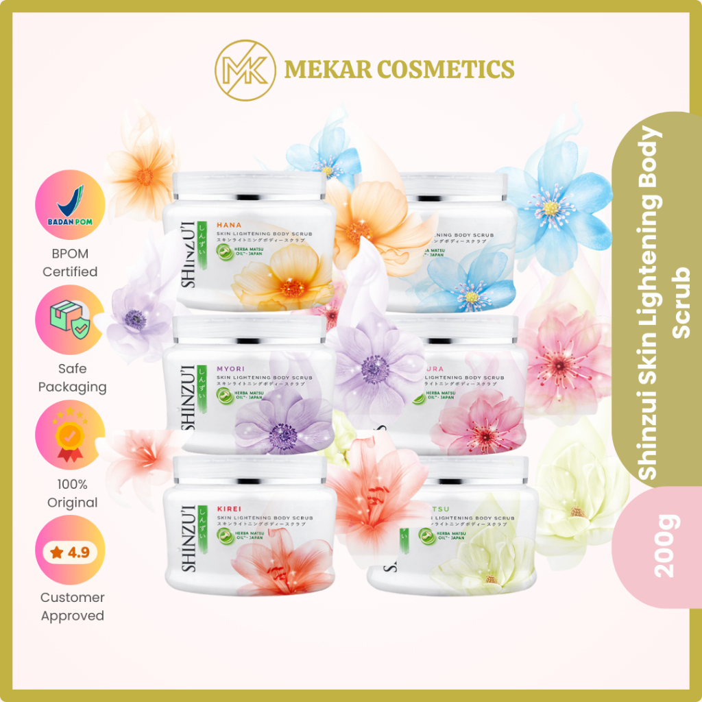 Shinzui Body Scrub 200g (Besar)