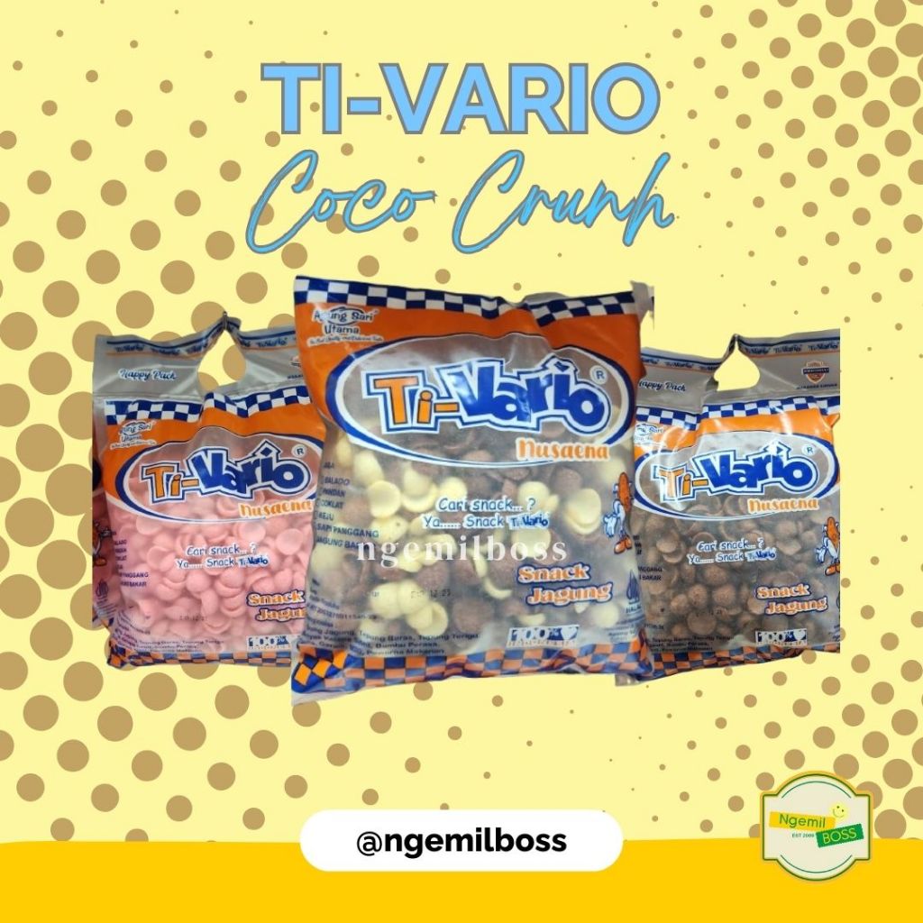 

grosir snack murah TI VARIO COCOCRUNCH 1 KANTONG