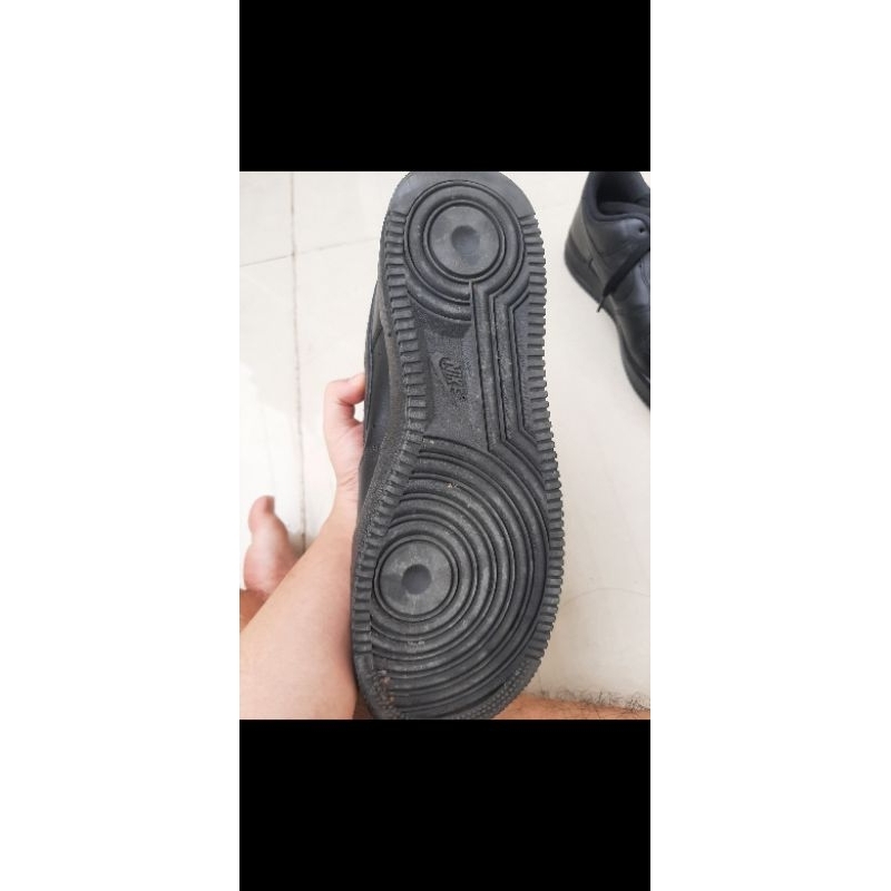 Sepatu Nike Air Force 1 Triple Black