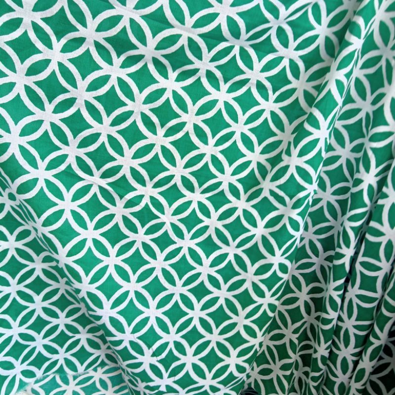 Kain Katun Motif - Kain Katun Korea - Kain Katun Poplin Paris Motif Abstrak Import - Kain Katun Orig