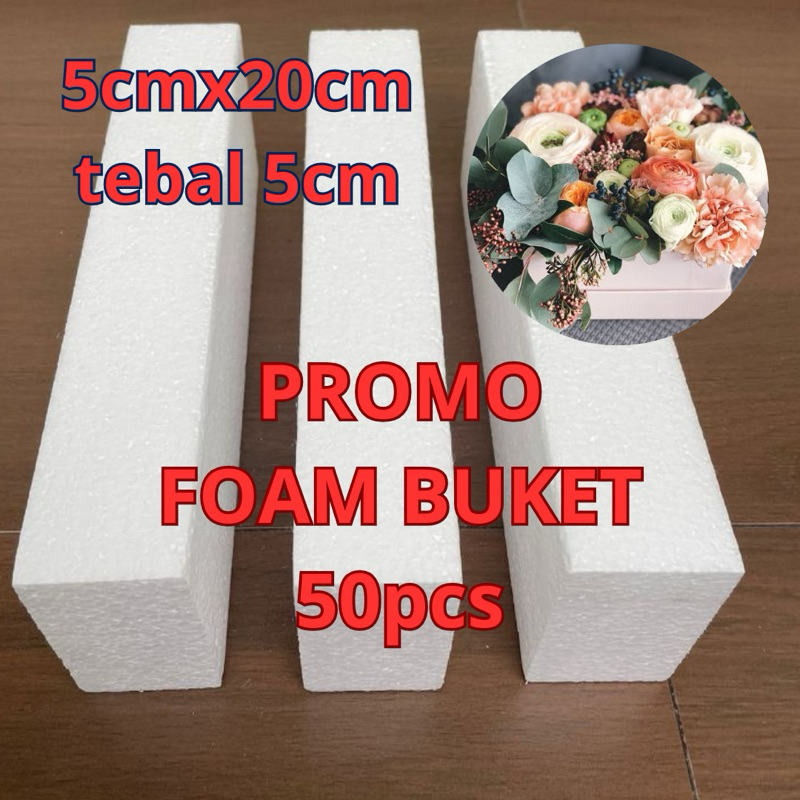 

PROMO PAKET FOAM BUKET 50pcs MURAH