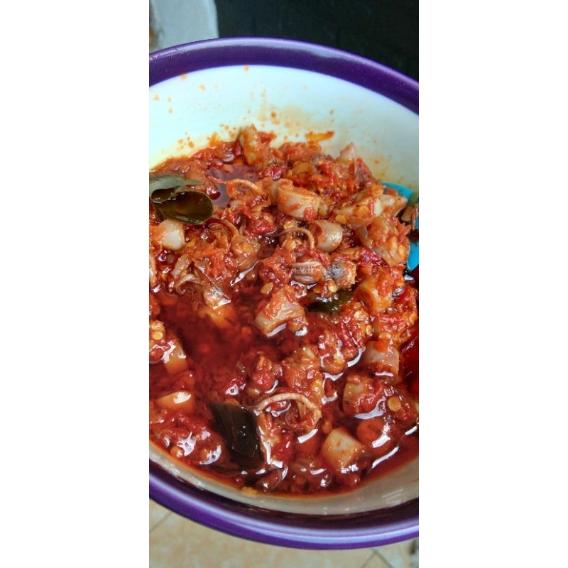 

Sambal Cumi Asin 100gr