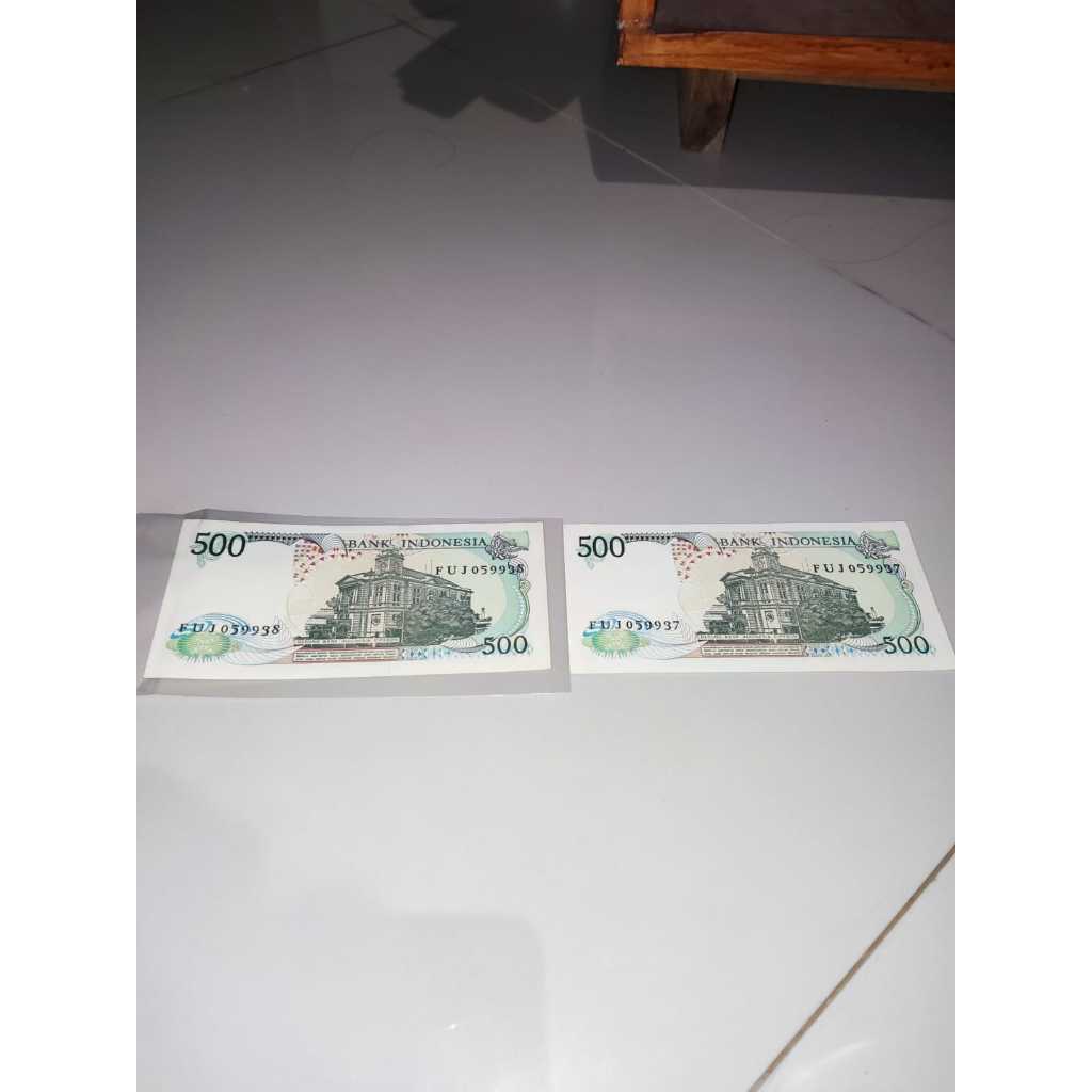 Set Uang Kertas Lama Indonesia Seri Rupiah Tahun’80-an II 6 Pcs