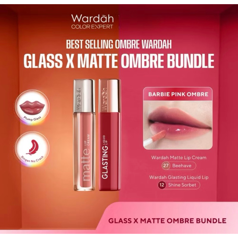 Paket ombre wardah original 100%