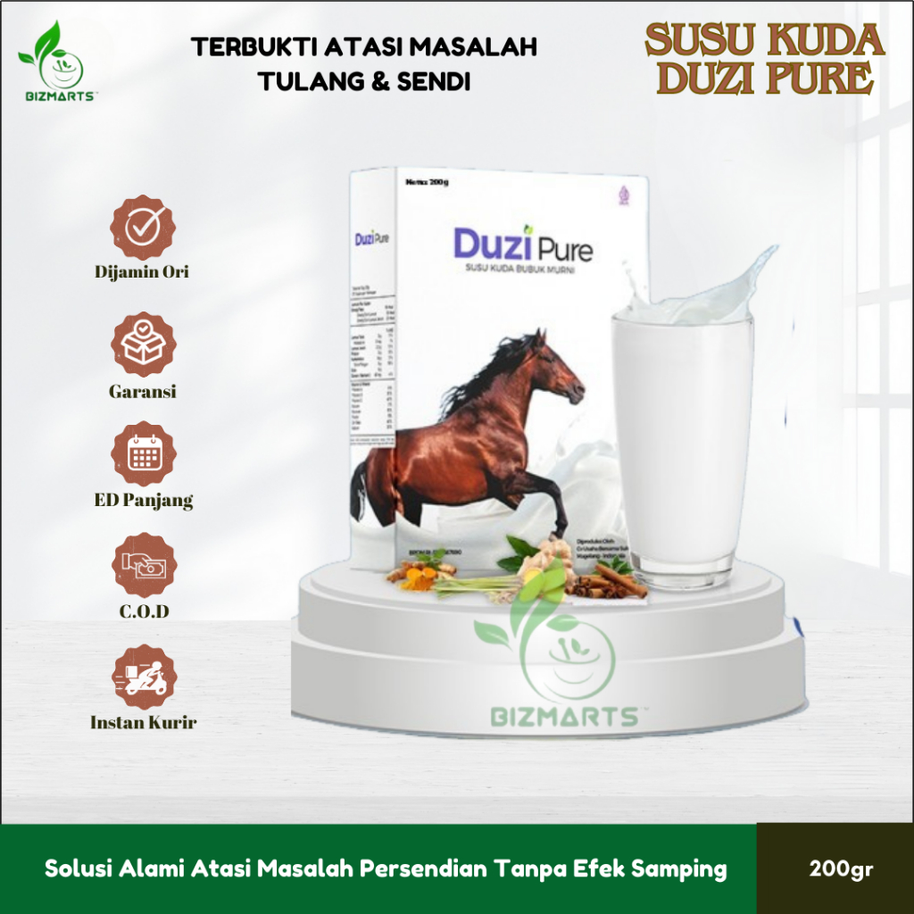 

Duzi Pure | Susu Kuda Liar Sumbawa Asli Herbal 200gr Solusi Atasi Nyeri Persendian Tulang Original