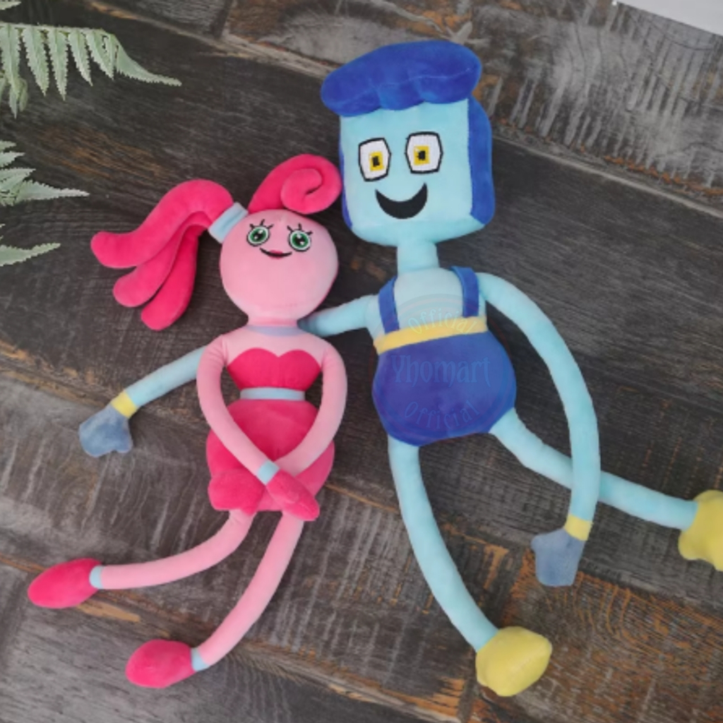 ( Yhomart ) Boneka Mommy Long Legs Pink Daddy SpiderDoll Blue Poppy Playtime