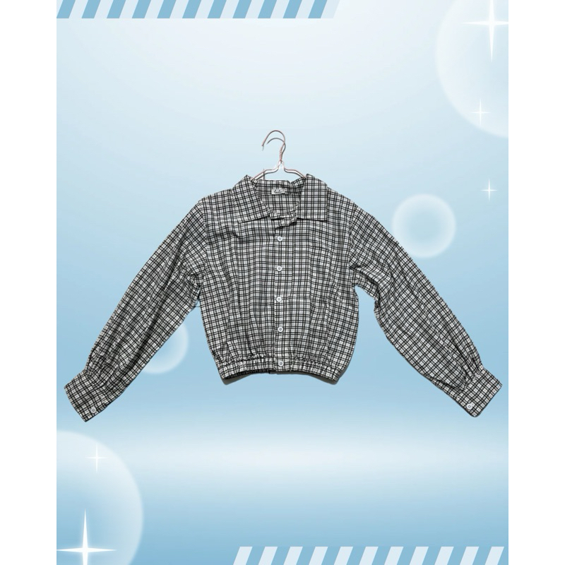 Preloved Kemeja Kotak” | Kimka Hijab