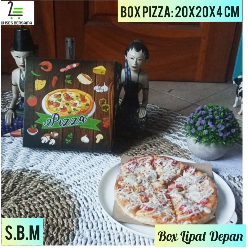 

Box Pizza full colour 20x20x4cm/Kardus/hampers/paking