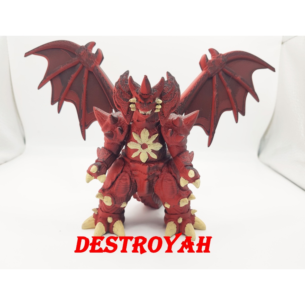 Cuero Mainan Destroyah Action Figure Godzilla Monster Ultraman Kaiju, Mainan Anak Laki laki
