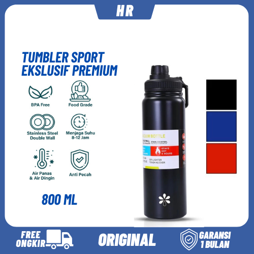 Termos Sport Premium 800ml Hot & Cold tumbler Termos air panas tahan lama