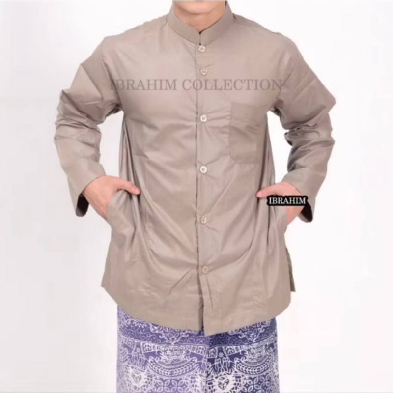 Baju Koko lengan pendek / baju Koko polos / baju Koko pria teebaru