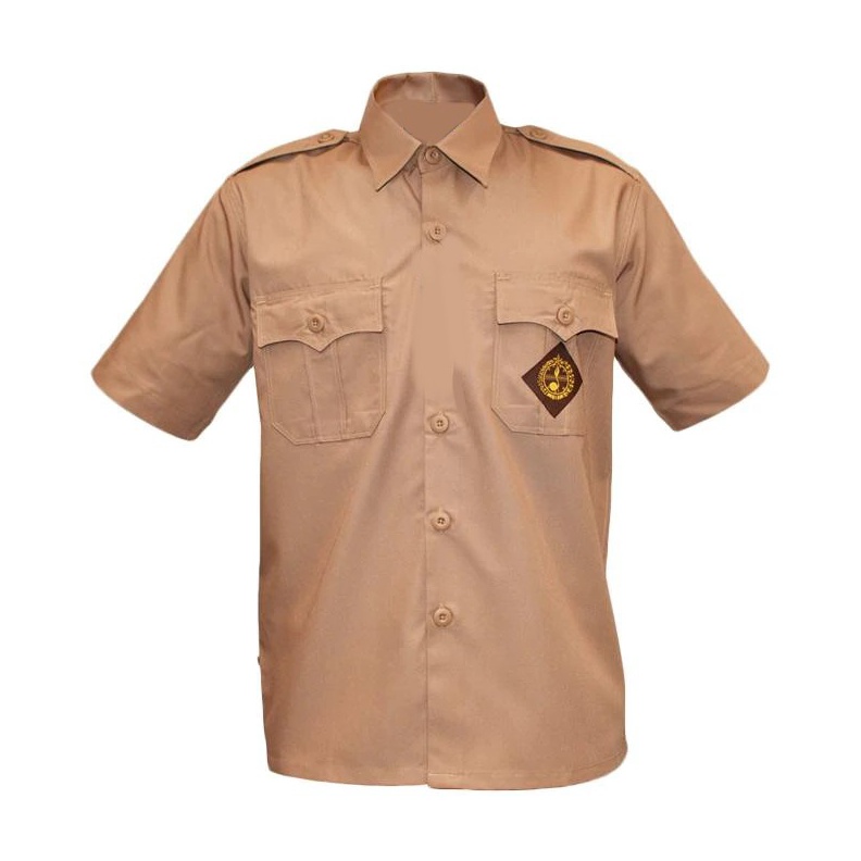 KODE J34T BAJU SERAGAM PRAMUKA LAKILAKI SMPSMA LENGAN PENDEK