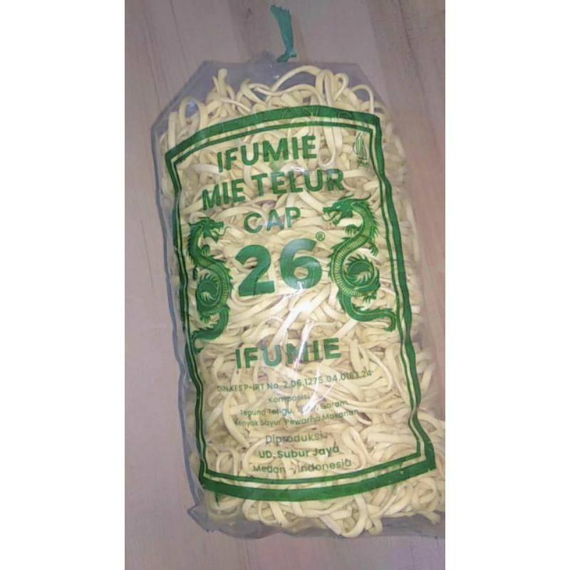 

Ifumie Mie Telur 1 Bungkus Isi 5 Keping