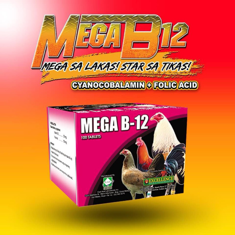 Vitamin Mega B12 (Hewan ) 1 Box