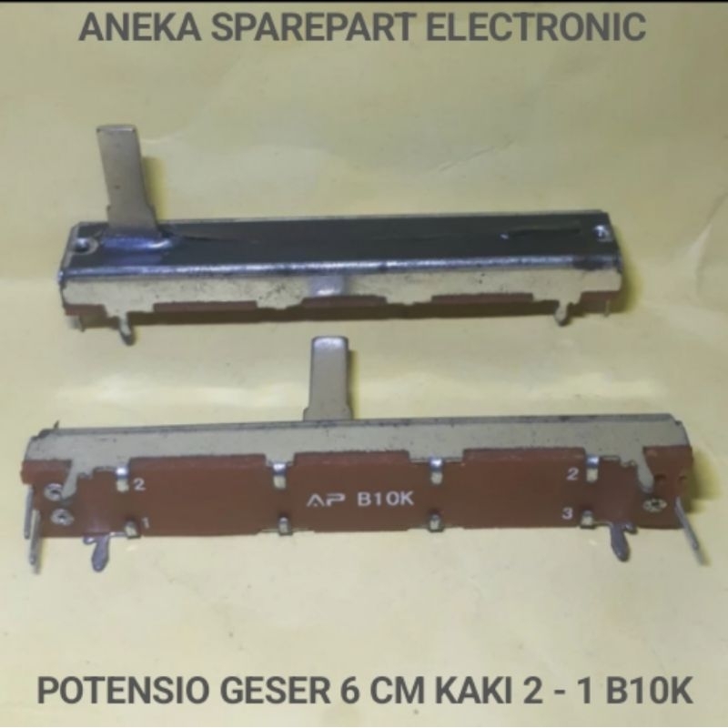 POTENSIO GESER 6 CM KAKI 2 - 1 B10K