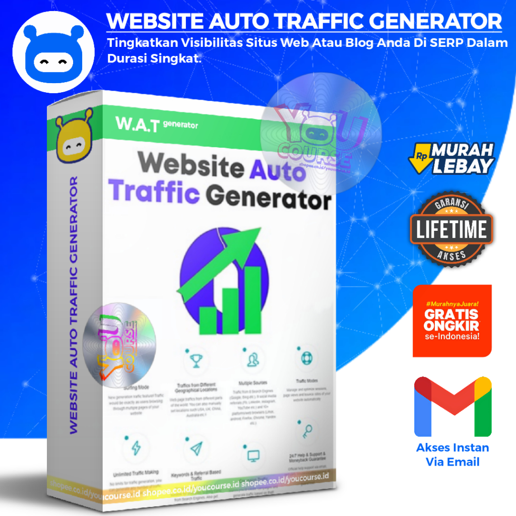 WEBSITE AUTO TRAFFIC GENERATOR - SEO TOOLS (WAT) Tingkatkan Visibilitas Situs Web Atau Blog Anda