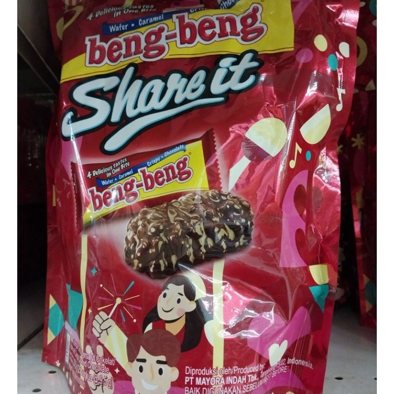 

PROMOOOOO Beng beng share it pouch besar 285gr snack lebaran