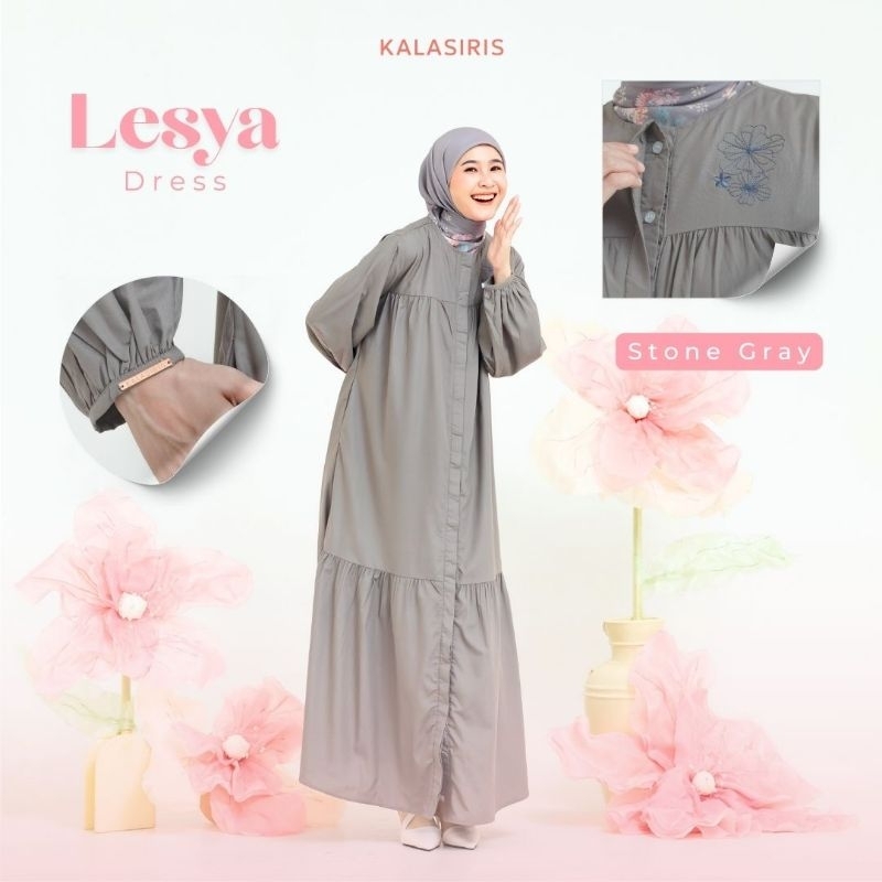 KALASIRIS LESYA DRESS ABAYA POLOS KATUN