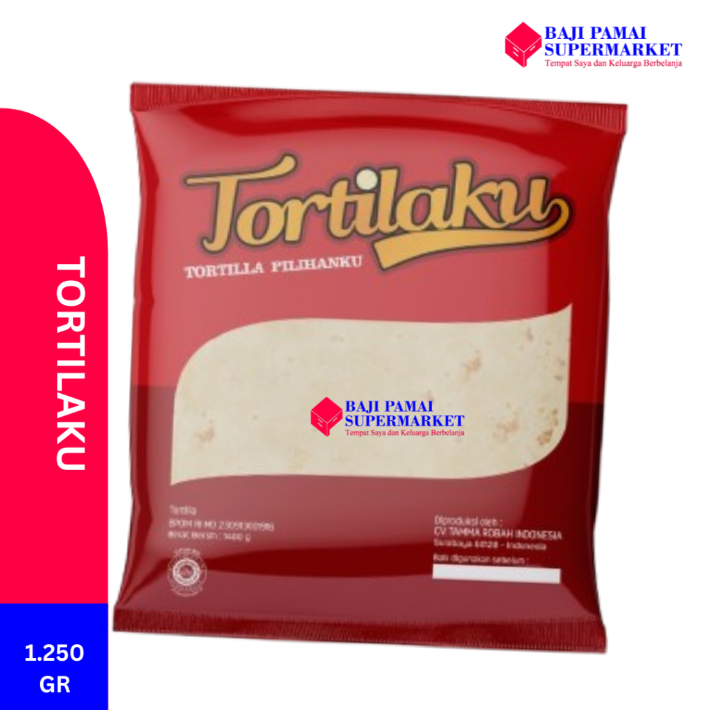 

Tortilaku Kulit Kebab Besar isi 20pcs Diameter 25cm 1250gr - Frozen Food MAKASSAR