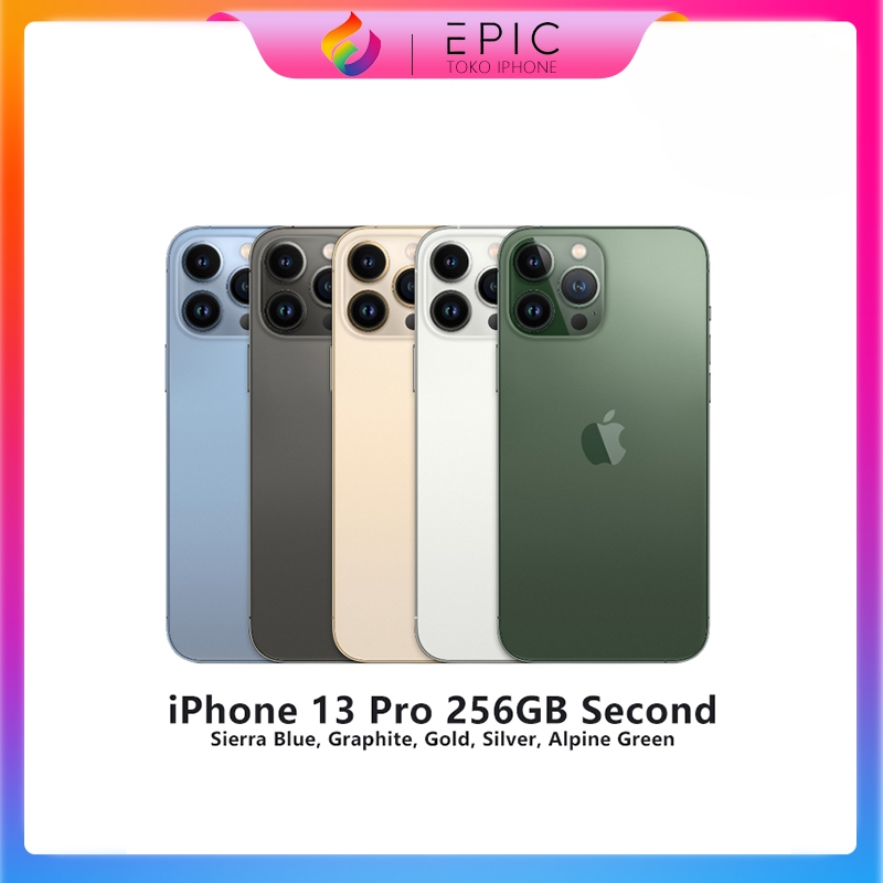 Apple iPhone 13 Pro 256GB Second Original Fulset Mulus/IP 13PRO/IPHONE 13PRO SECOND/IPHONE 13 PRO 25