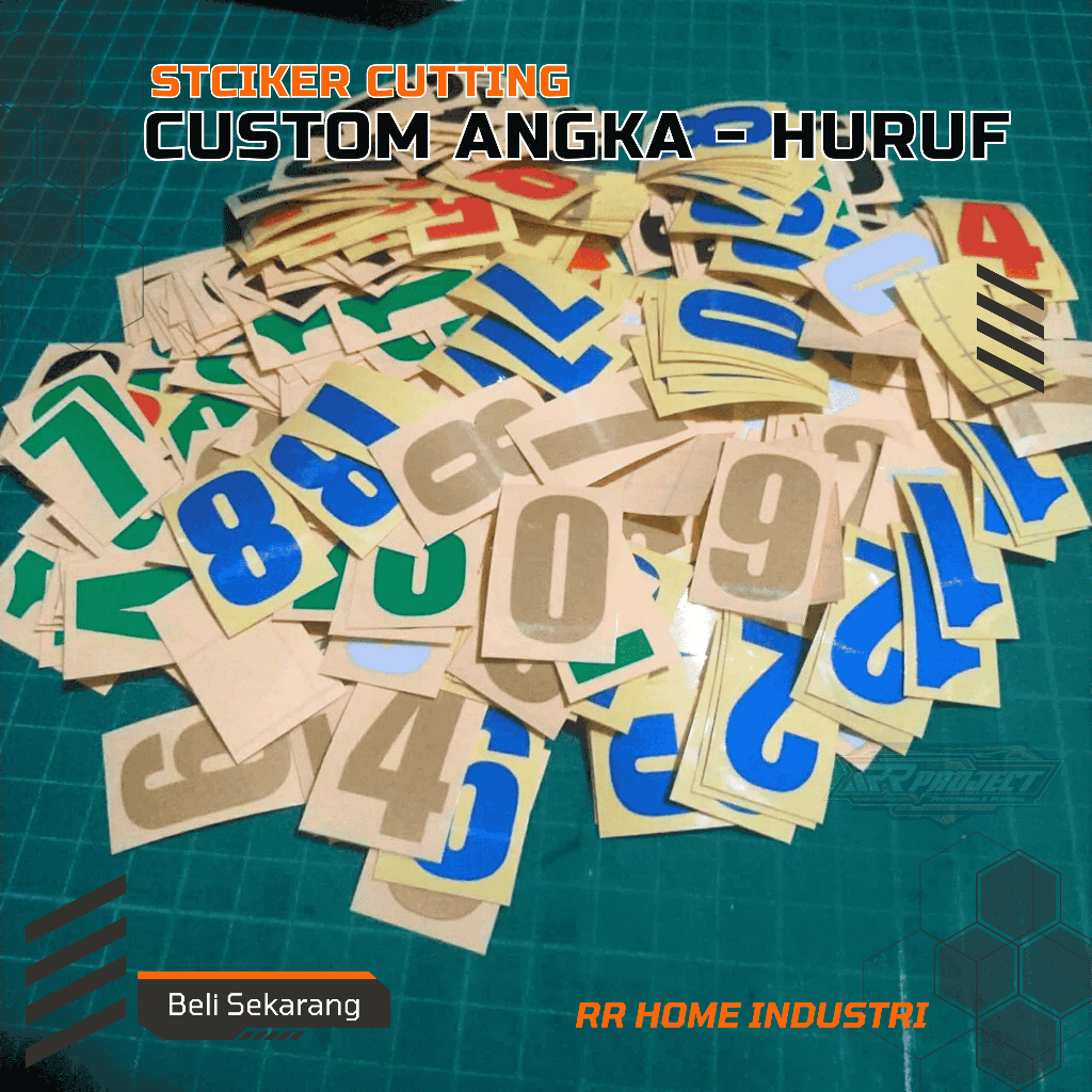 

STIKER ANGKA DAN HURUF UK TINGGI 7 CM