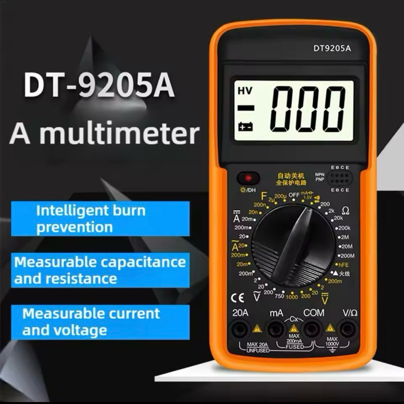 Digital Clamp Meter DT9205A / Tang Ampere Digital DT9205A