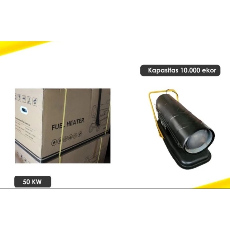 Heater | Pemanas ayam | Pemanas DOC ayam boiler Bahan bakar solar 50 kw