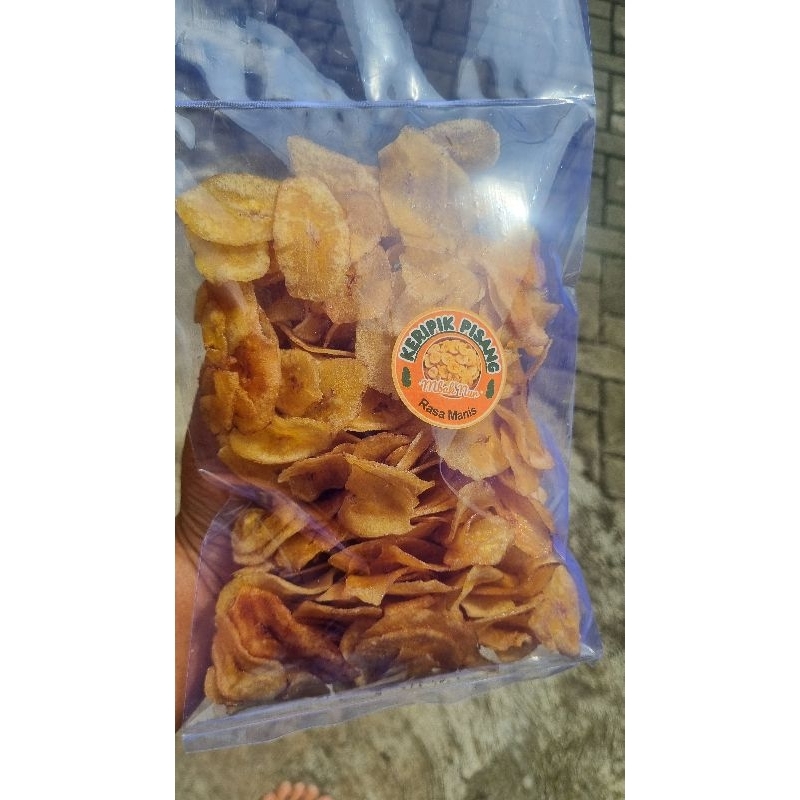 

Keripik pisang Asin / Manis 200 gr