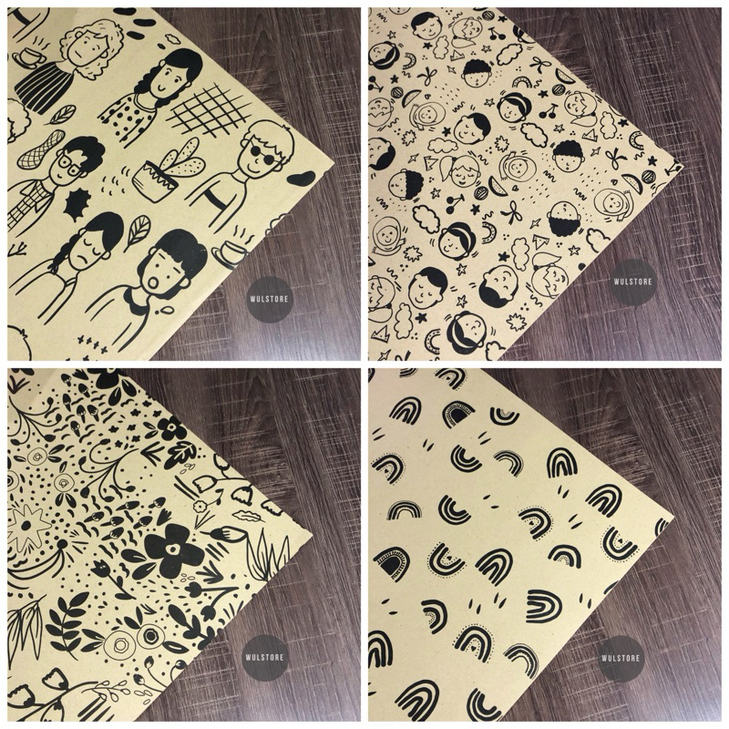 

Kertas Kado Samson / Kertas Kado Aesthetic / Sampul Buku / Kertas Kado Unik