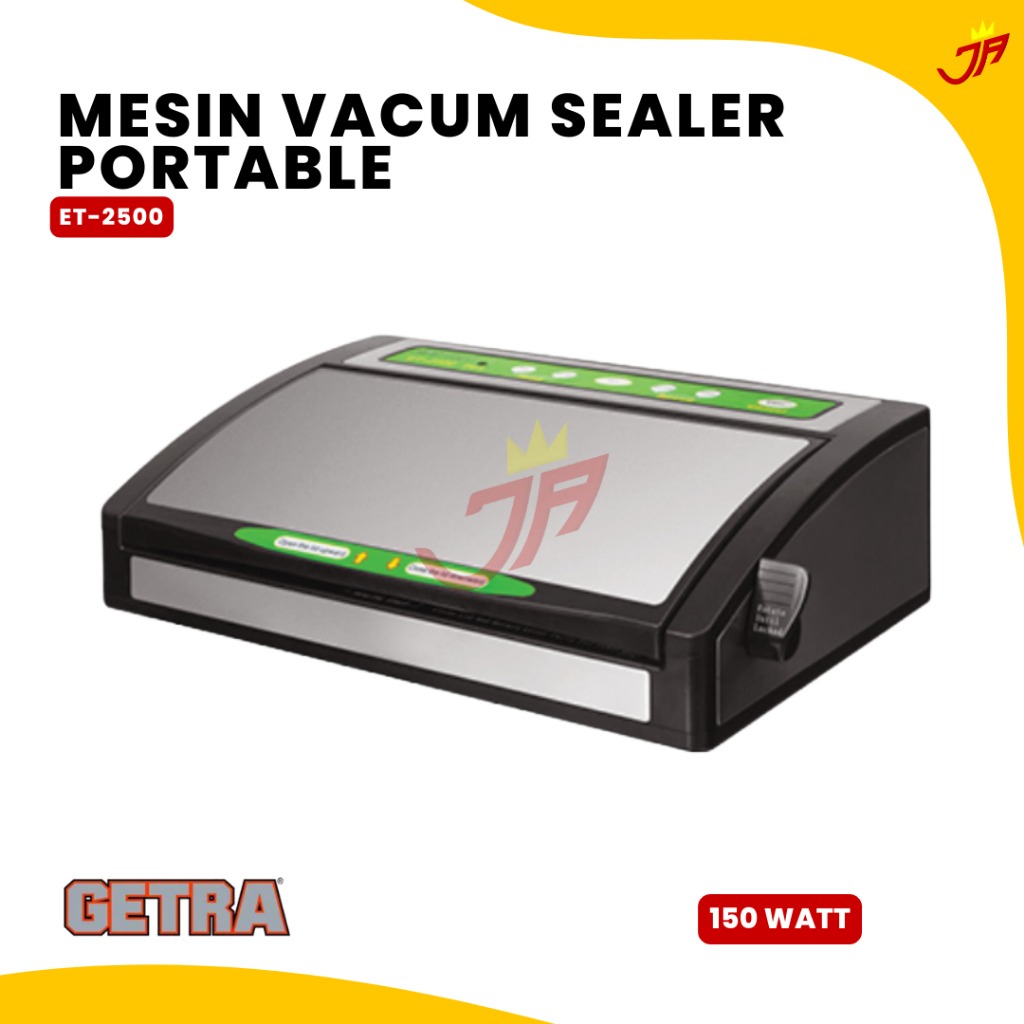 GETRA Mesin Vacum sealer Portable Getra ET-2500 / ET 2500 Vakum makanan Wajib Pakai Plastik Bawaan P