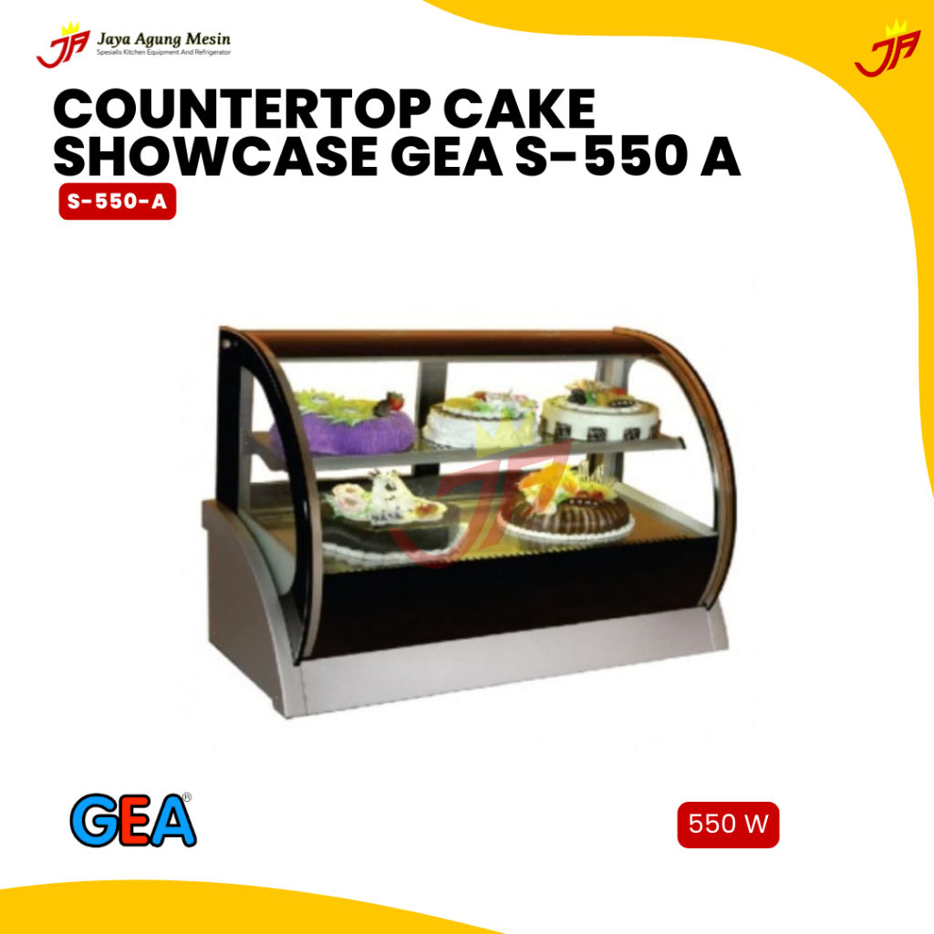 GEA COUNTERTOP CAKE SHOWCASE GEA S-550 A