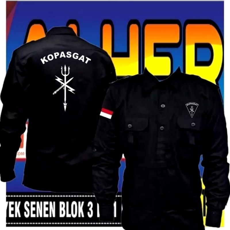 pul bordir Kemeja KOPASGAT baju KOPASGAT seragam KOPASGAT Pdh KOPASGAT Pdl KOPASGAT kemeja kerja KOP